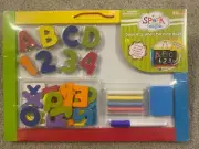 Spark Create Imagine Double-Sided Drawing Board 4 Chalk,1 Marker,1 Eraser!! New