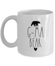 Funny G-Ma Bear Coffee Mug - Cute G-Ma Bear Tea Cup Mother's Day Christmas Gift