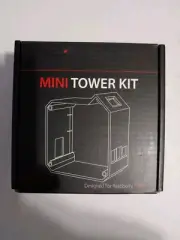 52 pi Mini Tower RGB Fan with M.2 SATA SSD NAS Kit Case for Raspberry Pi 4 B
