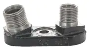 REDDOT Cast Iron Bolt-On Manifold with Horizontal Male O-Ring RD-5-8010-0P NOS
