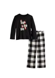 Jammies for Families Ho Ho Ho Santa Clause Pajama set Toddler size 2T-New w/tags