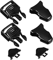 Toyvian 2pcs Fin Strap Buckles Replacement for Diving Snorkeling Strong Lightweight Quick-Release