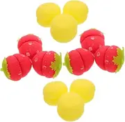 Healeved 12pcs Cute Sponge Hair Rollers for Effortless Curls Soft DIY Curling Tools for Fashionable Hairstyles Comfortable for Defined Smooth Waves