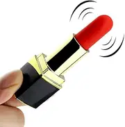 Lotta Luv Elegance: Rechargeable Lipstick Clitoral Stimulator Vibrator with 10 Vibration Modes for Sensual Pleasure and Discreet Satisfaction