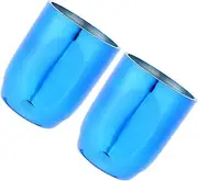TOYANDONA 2pcs Dice Cup Dice Game Cup Dice Stacking Cup Dice Rolling Cup Cups Bar Game Supplies Party Table Game Prop Professional Ktv Dice Holder Dice Storage Cup Bar Supplies Plastic Blue