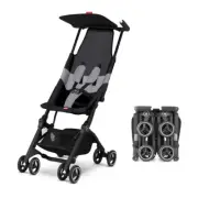 Pockit Air All Terrain Ultra Compact Lightweight Travel Stroller with Breatha...
