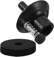 INOOMP 1 Set Cymbal Stand Holder Clamp for Jazz Drum Kit Felt Cymbal Sleeves and Plastic Mount Bracket Lightweight Drum Accessories for Enhanced Performance and Floor Protection