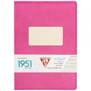 Clairefontaine 1951 A5 Stapled Notebook Ruled 96 Page Pink