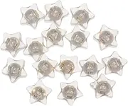 TEHAUX Earring Backs for Hook Earrings 16pcs Soft Silicone Star Shape Comfortable