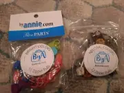 NEW BY ANNIE PURSE PARTS XL ZIPPER PULLS BRIGHT & NEUTRAL 12 PULLS IN EACH PKG
