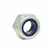 Pinnacle M6 Galvanised Nylon Lock Nut - 10 Pack