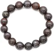 [HIMALYA QUARTZ] Semi-Precious Stone Bracelet Boulder Opal Natural Gemstone Healing Stretch Bracelet For Women Handmade Minimalist Boho Bracelet GB-101, Adjustable, Gemstone, boulder opal