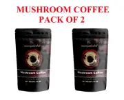 Instant Mushroom Coffee w/ Lion's Mane & Chaga - Low Acid, pack of 2