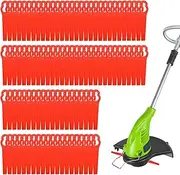 Replacement for Ozito Trimmer Blades, 100PCS Replacement Blades for Ozito, Grass Trimmer Blades Mower Trim Fast, Garden Whipper Snipper Blade, Replacement Plastic Blades Sets for Cordless Grass.