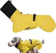 Dog Rain Coat,Double Collar Waterproof Dog Raincoat | Waterproof Comfortable Pet Poncho Reflective Jacket Clothes for Outdoor, Running & Winter