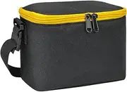 Battery Safe Bag - Large Capacity Battery Case - Waterproof Protective Organizer, Built-in Removable Partition for Backpack