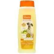 6 Pack Hartz Groomer's Best Soothing Oatmeal Dog Shampoo, Buttermilk, 18 fl oz