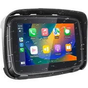 Motorcycle Carplay Screen Portable Wireless GPS Navigation Touch Screen Android Auto IPX7 Waterproof Bluetooth Siri Support 5 Inch IPS