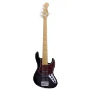 Sadowsky MetroExpress 21-Fret Vintage JJ 5-String Bass, Maple, Black High Polish