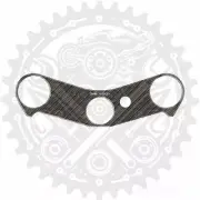 PPSY10P Top Fork Yoke Protector Carbon For Yamaha YZF-R6 600 Anni.