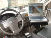 RAM Custom No-Drill Laptop Mount for Nissan Titan & Armada, Infinity QX56