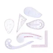 7 Pcs Sewing Ruler Kits Quilting Templates Rulers Metric Ruler