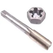 HSS M14 x 1.25mm Tap & M14 x 1.25mm Hexagon Die Metric Thread Right Hand Set