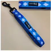 NEW SASSY WOOF Blue Dog Pet Leash Diamond Shape
