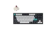 Keychron Q3 Max QMK/VIA Wireless TenKeyLess RGB Hot-Swap Fully Assembled Knob Carbon Black Custom Mechanical Keyboard - Gateron Jupiter Brown Switch [KBKCQ3MM3]