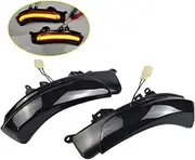 2PC Dynamic Led Side Mirror Turn Signal Light Indicator Blinker for Toyota PRIUS,REIZ,WISH,MARK X,CROWN,AVALON 2009 2010 2011 2012 2013 (Yellow)
