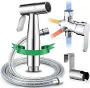 Rociador de bidé de mano para inodoro, accesorio de bidé para inodoro agua tibia