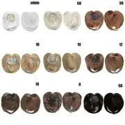 Clip-on Hair Topper Heat Resistant Fiber Hair Extension Wig Hairpiece For Women 60