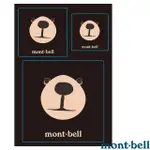 【MONT-BELL 日本】蒙塔熊貼紙 STICKER MONTA BEAR.黑熊動物 3種尺寸_1124929