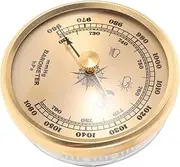PHENOFICE Home Barometer Home Tool Portable Barometer Small Barometer Vacuum Pressure Gauge Household Barometer Dial Barometer Multi-use Barometer Barometers Pressure Gauge Tool