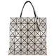 ISSEY MIYAKE 三宅一生 BAOBAO 米色亮面三角格6x6手提包