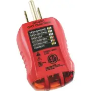 (5 PACK) GFI TESTER - Ground Fault Outlet Receptacle Tester & Circuit Analyzer