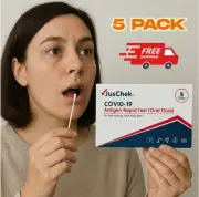 5Pk Juschek Rapid Antigen Self Test Kit Oral Fluid COVID-19 [05/2026 exp]