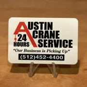 Austin Crane Service Texas Operating Engineers Hardhat Sticker Hard Hat C