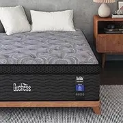 Duchess Hybrid Mattress, Eurotop Mattress, Medium Firm Pocket Springs with Gel Memory Foam Mattress High Density Foam Layer (34CM, Single)