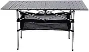 Portable Folding Outdoor Camping Picnic Aluminum BBQ Table 94x50cm