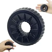 Yeefunjoy Fidget Gear Toy, Figity Turning Finger Games Tyre Roll Durable Smooth Bearing Acupressure Ring Gear Rotating Anti Stress Anxiety Fidget Toy for Adults Children