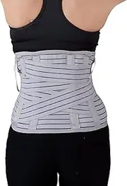 Lumbar Back Brace by Soles - Lumbosacral Back Support - Adjustable, Breathable Corset - Unisex, One Size Fits Most - Reduces Back Pain, Supports Core Strength - Comfortable Design