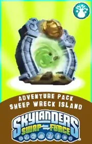 Skylanders Swap Force Sheepwreck Island NFC Card FREE SHIPPING