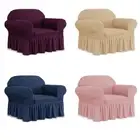 1 Seat European Style Armchair Cover Stretch Sofa Slipcover Elastic Couch Cover
