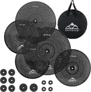 Cymbal Set, Low Volume, With Cymbals Bag, Felts 14'Hi-hat +16"Crash+18'Crash