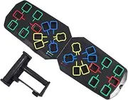 Pushup Board Fitness | Foldable Non-slip Multipurpose Exercise Equipment - Muscle Building Tool, Strength Conditioning Workout Equipment for Training