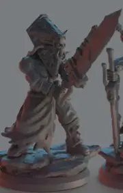 Iron Cultist A | Tainted Windmill | Demon Chaos | Wargaming RPG Miniature