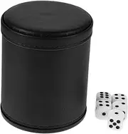 PHENOFICE Dice Game Set with Quiet Shaker Cup Family Dice Cups for Bars and Parties