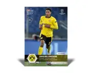 Jude Bellingham 2020 UCL Topps Now UEFA Champions League RC Card #2 BVB DORTMUND