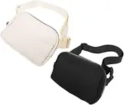 [KOMBIUDA] Small Waist Pouch Fanny Pack for Travel Running Belt Bag Adjustable for Men Women
